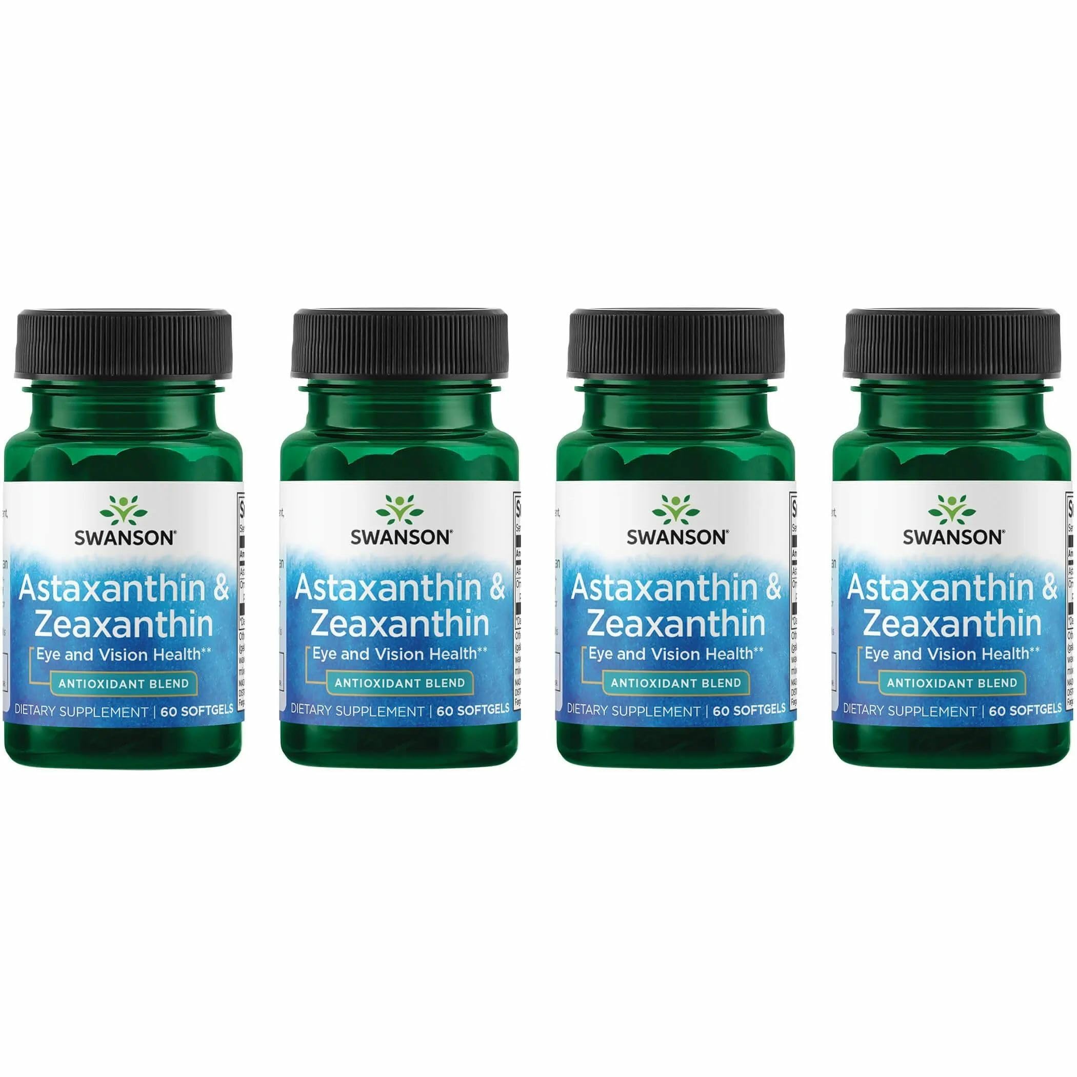 Swanson Astaxanthin & Zeaxanthin Eye Health – 60 Softgels