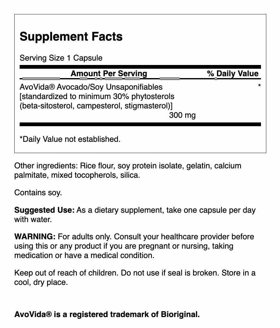 Swanson AvoVida 2-Pack - Avocado & Soybean Unsaponifiables for Joint Health