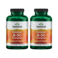 Swanson B-50 B-Complex – High Potency B Vitamins, 250 Caps (2 Pack)