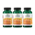 Swanson Beta-Carotene Vitamin A 25000 IU - 300 Softgels (3 Pack) | Eye, Skin & Immune Support