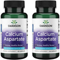 Swanson Calcium Aspartate – Calcium Supplement for Bone, Heart & Muscle Health – 60 Capsules (200 mg) – 2 Pack