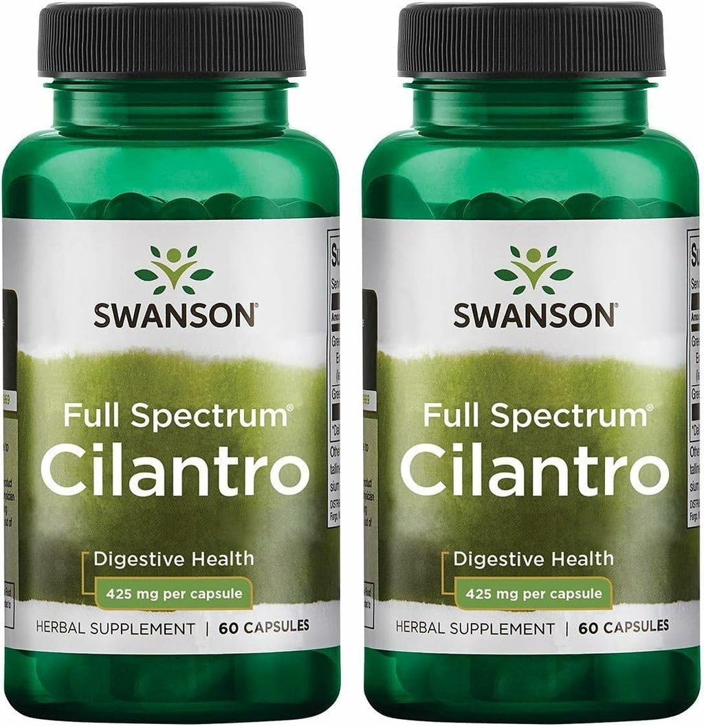 Swanson Cilantro (Coriander) 425 mg 60 Caps Premium - (2 Pack) | Swanson Health