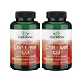 Swanson Cod Liver Oil 180 Softgels, 350mg | Bone, Skin, Vision & Immune Support