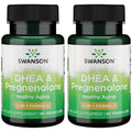 Swanson DHEA and Pregnenolone Complex 60 Veg Capsules (2 Pack) – Hormone Support