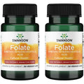 Swanson Folate 5-MTHF 800 mcg DFE – High Potency Bioactive Folate (2x30 Veg Caps)