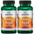 Swanson Folic Acid 800 mcg - 250 Capsules (2 Pack) | Prenatal Vitamin