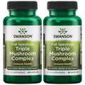 Swanson Full Spectrum Triple Mushroom Complex 60 Capsules (2 Pack) | Immune Support