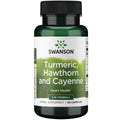 Swanson Full Spectrum Turmeric Hawthorn & Cayenne 60 Capsules