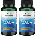 Swanson GABA 500mg – Calm, Relaxation & Sleep Support (2 Pack, 100 Caps)