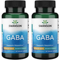 Swanson GABA 750 mg Maximum Strength – 60 Veg Capsules (2 Pack)