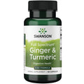 Swanson Full Spectrum Ginger & Turmeric 60 Capsules | Digestive Health
