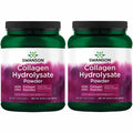Swanson High Plains Collagen Hydrolysate Powder – Collagen Peptides Powder for Hair, Skin, Nails, Joint Health & Bone Support (1lb) 2 Pack