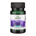 Swanson Iron (Ferrous Fumarate) – Energy Support, Oxygen Delivery & Fatty Acid Metabolism | 60 Caps, 18 mg