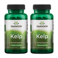Swanson Kelp - Natural Iodine for Thyroid Health | 2-Pack, 250 Tablets
