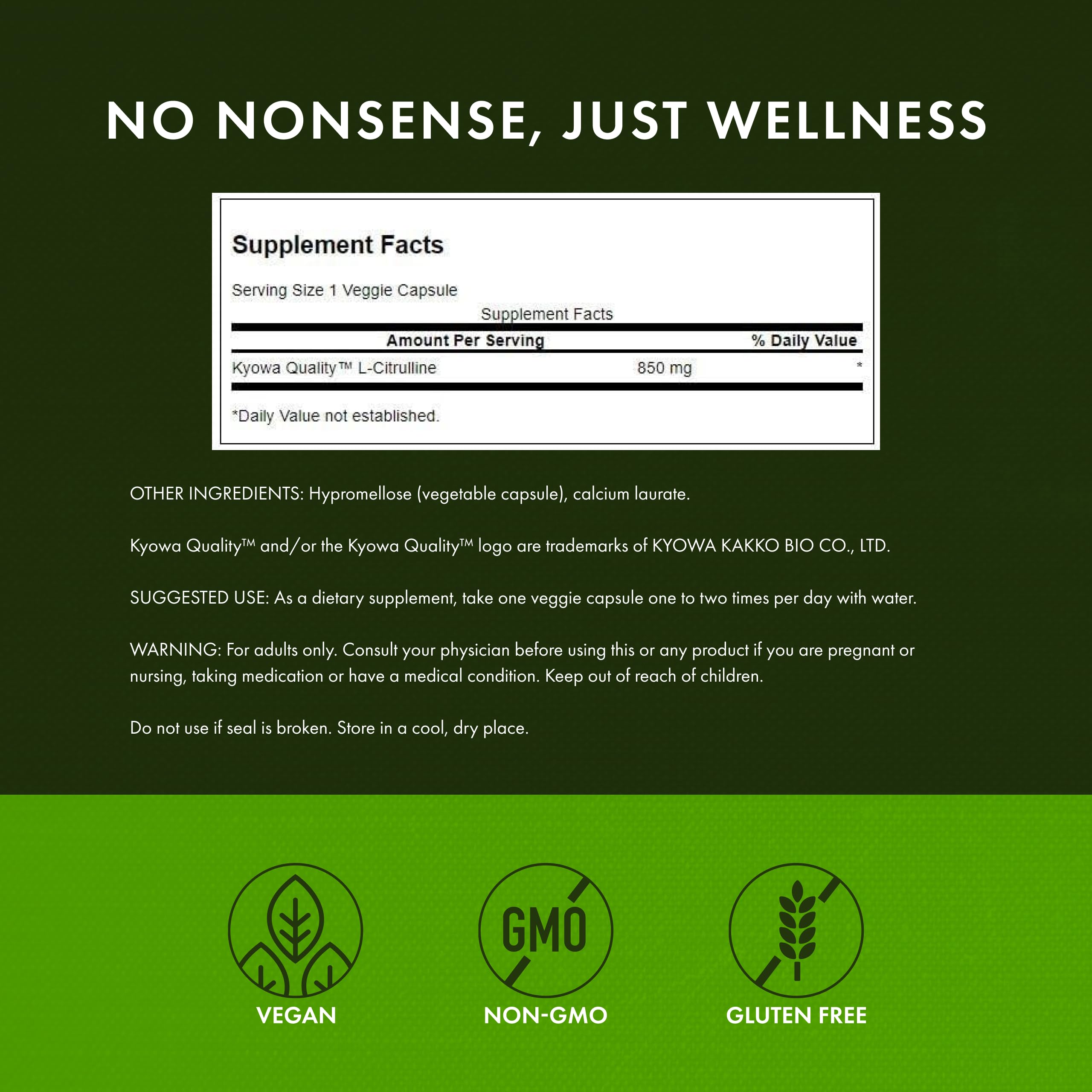 Swanson L-Citrulline - Natural Supplement Promoting Cardiovascular Health & Energy Support
