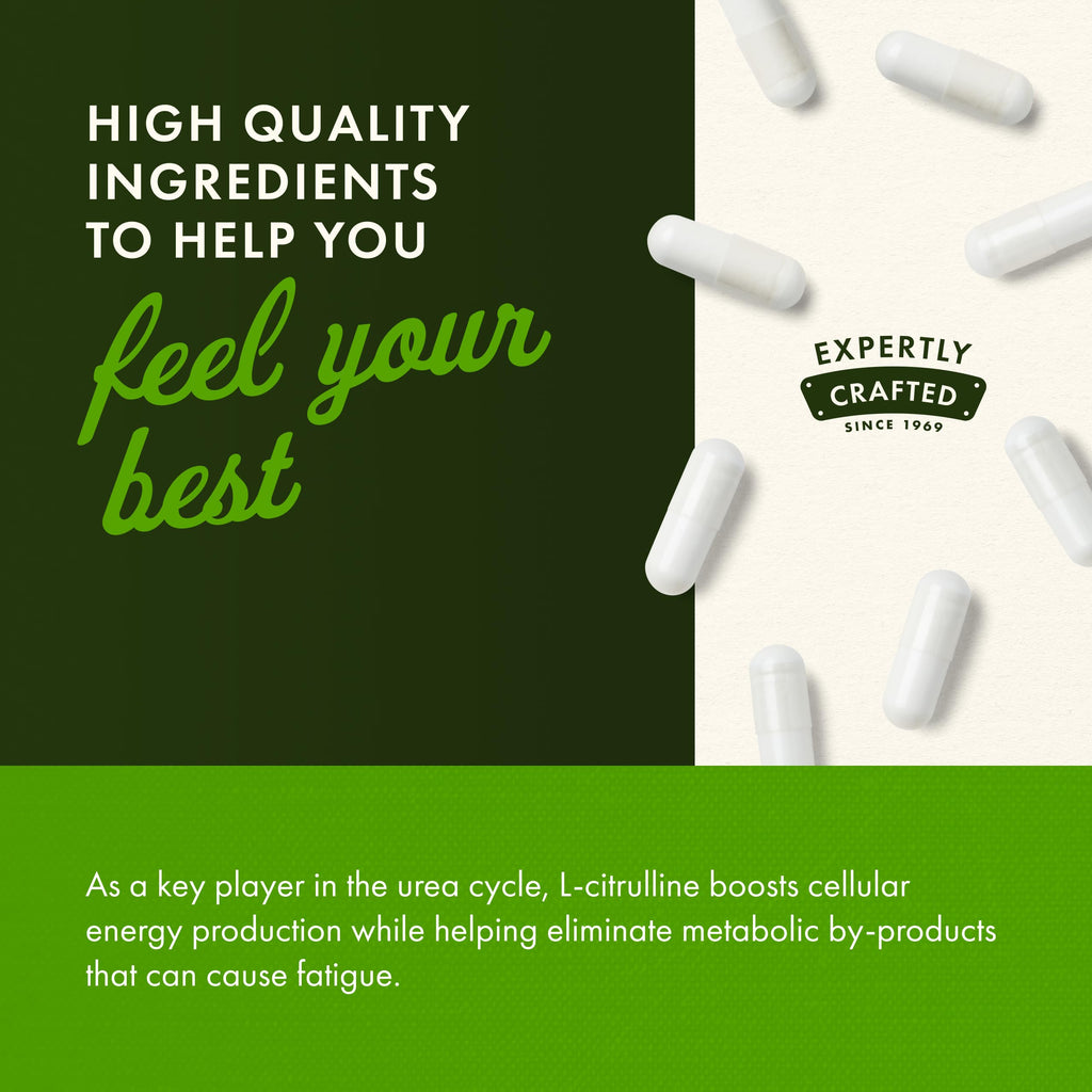 Swanson L-Citrulline - Natural Supplement Promoting Cardiovascular Health & Energy Support