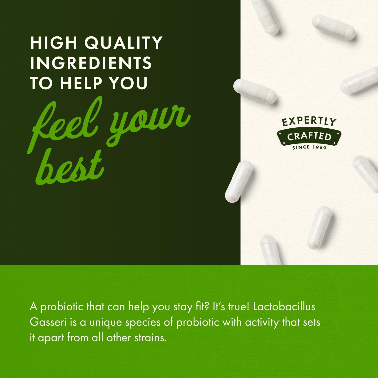 Swanson Lactobacillus Gasseri Probiotic - 3 Billion CFU - Satiety and Fat Metabolism Support - 60 Veggie Capsules (2 Bottles)