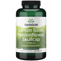 Swanson Lemon Balm Passion Flower Skullcap Complex - 180 Capsules