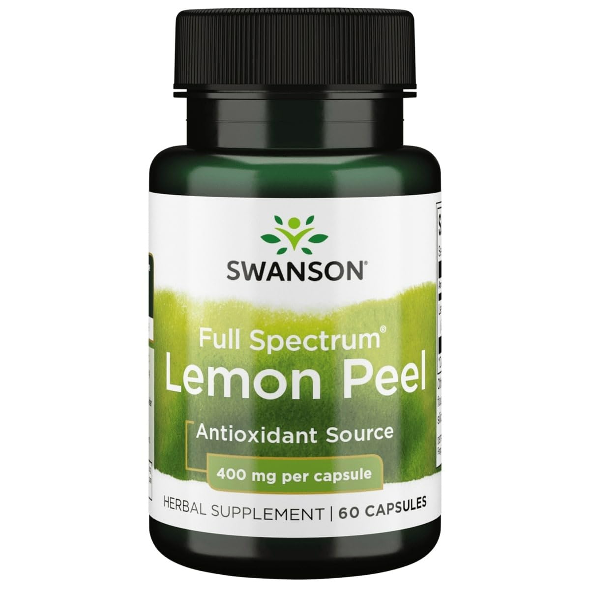 Swanson Full Spectrum Lemon Peel 400 Milligrams | 60 Capsules