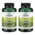 Swanson Licorice Root 450 mg 100 Caps (2 Pack) - Digestive & Liver Support