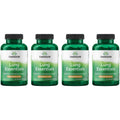 Swanson Lung Essentials 500 mg 120 Veg Caps (4 Pack) | Immune & Respiratory Support