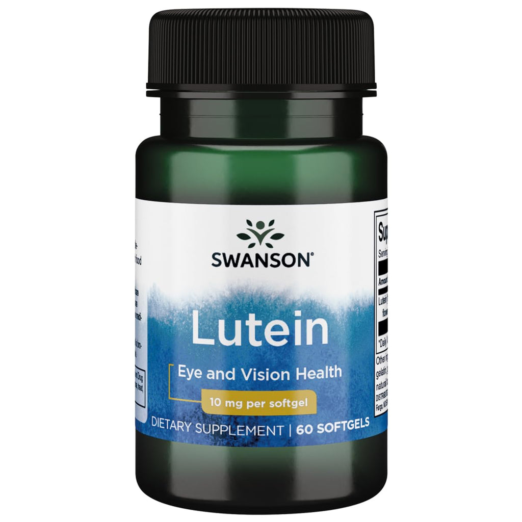 Swanson Lutein 10 Milligrams 60 Sgels | Vision Support