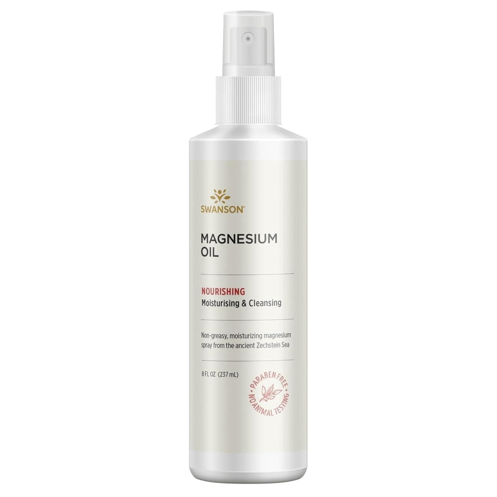 Swanson Magnesium Oil Spray – Zechstein Formula, Soothes Muscles & Skin, Sleep Support (8 fl oz)