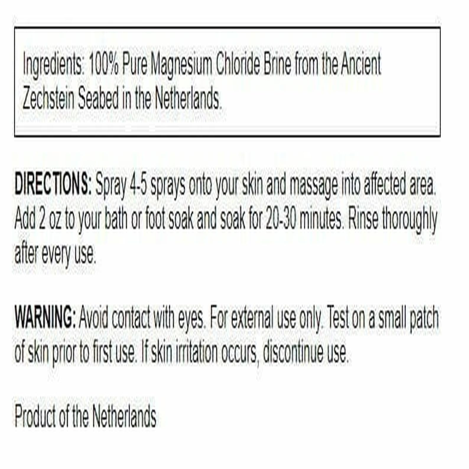 Swanson Magnesium Oil Spray Zechstein Magnesium Soothes Muscles Nourishes Skin Stress Relief Sleep Rapid Absorption Dr. Barbara Hendel's Formula 8 fl oz (237 ml) Liquid (Pack of 2)