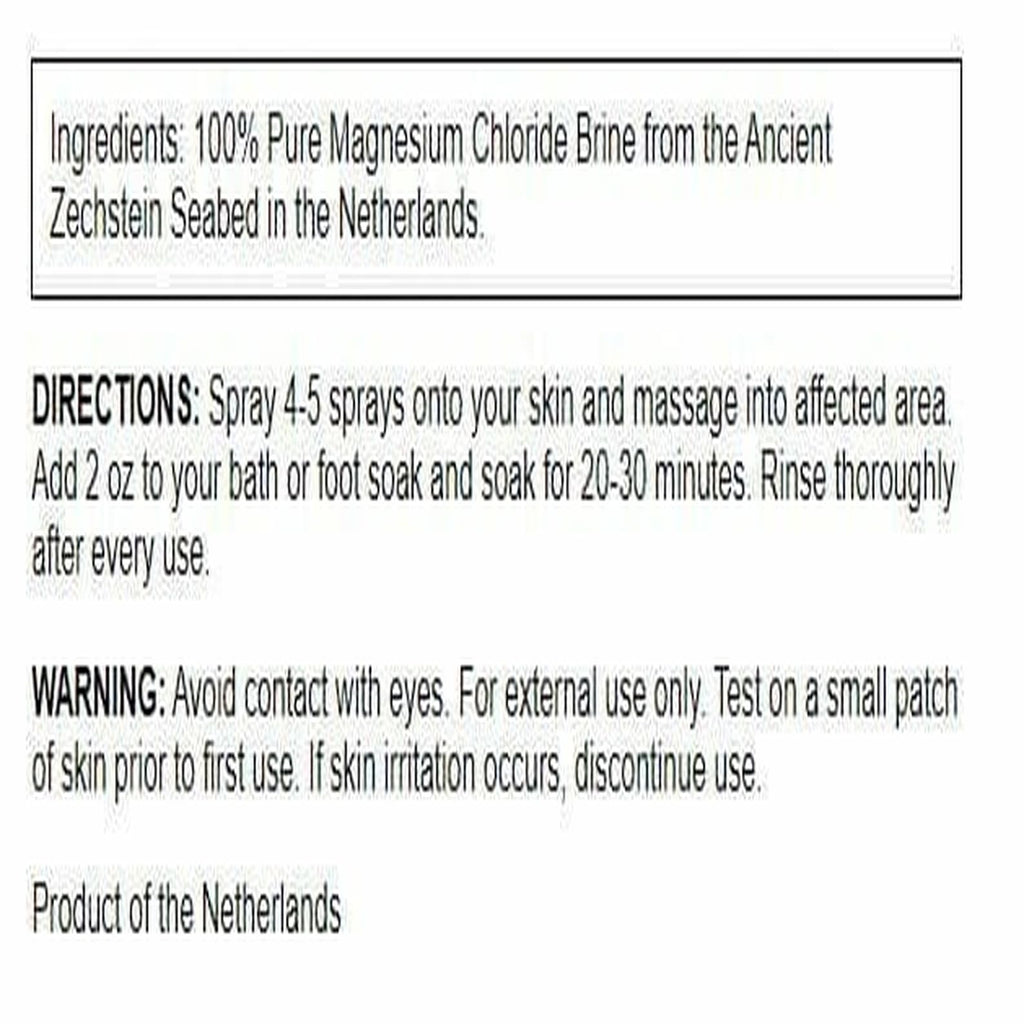 Swanson Magnesium Oil Spray – Zechstein Formula, Soothes Muscles & Skin, Sleep Support (8 fl oz)
