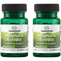 Swanson Magnolia Bark Herbal Supplement – Digestive & Nervous System Support (30 Veggie Capsules, 200mg) 2 Pack