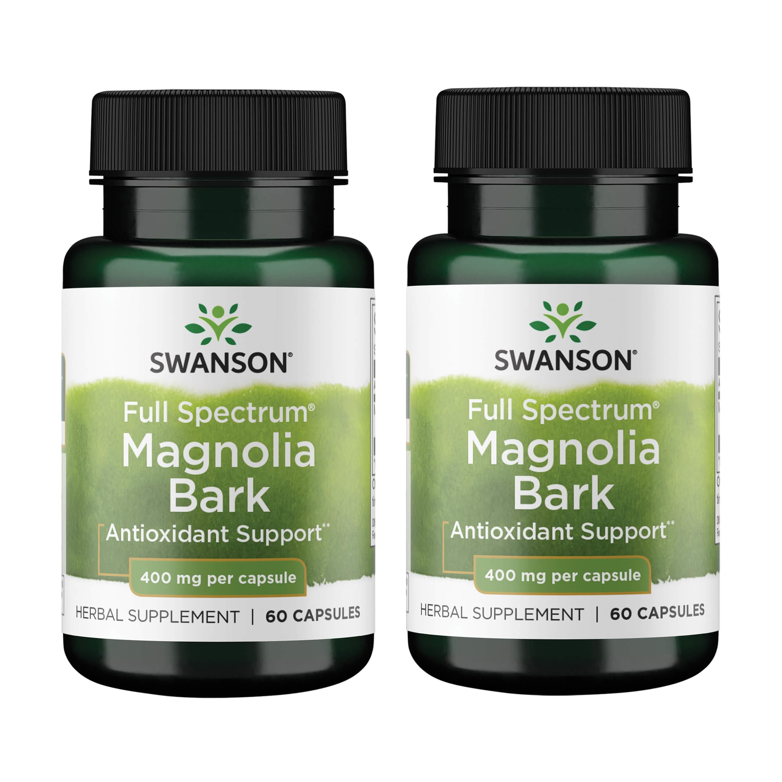Swanson Magnolia Bark: Nervous System & Digestive Support (60 Caps)