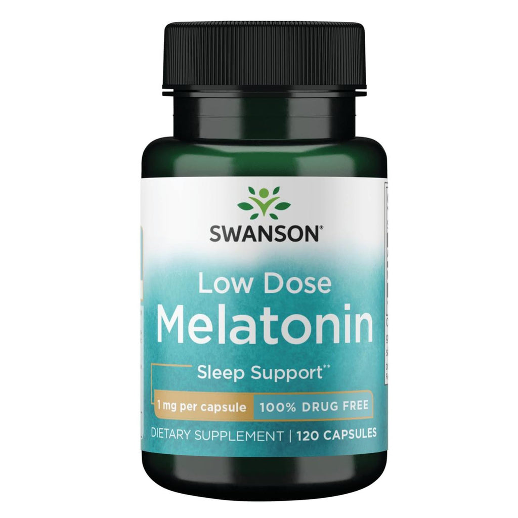 Swanson Melatonin 1mg - Sleep & Relaxation - 120 Capsules
