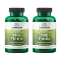 Swanson Milk Thistle - Herbal Liver Support, 500 mg per Serving, 2 Pack (100 Capsules)