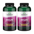 Swanson MSM 1000mg 240 Capsules - Joint Health & Mobility (2 Pack)