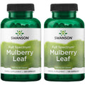 Swanson Mulberry Leaf Full Spectrum Supplement 500 mg, 120 Caps (2 Pack)