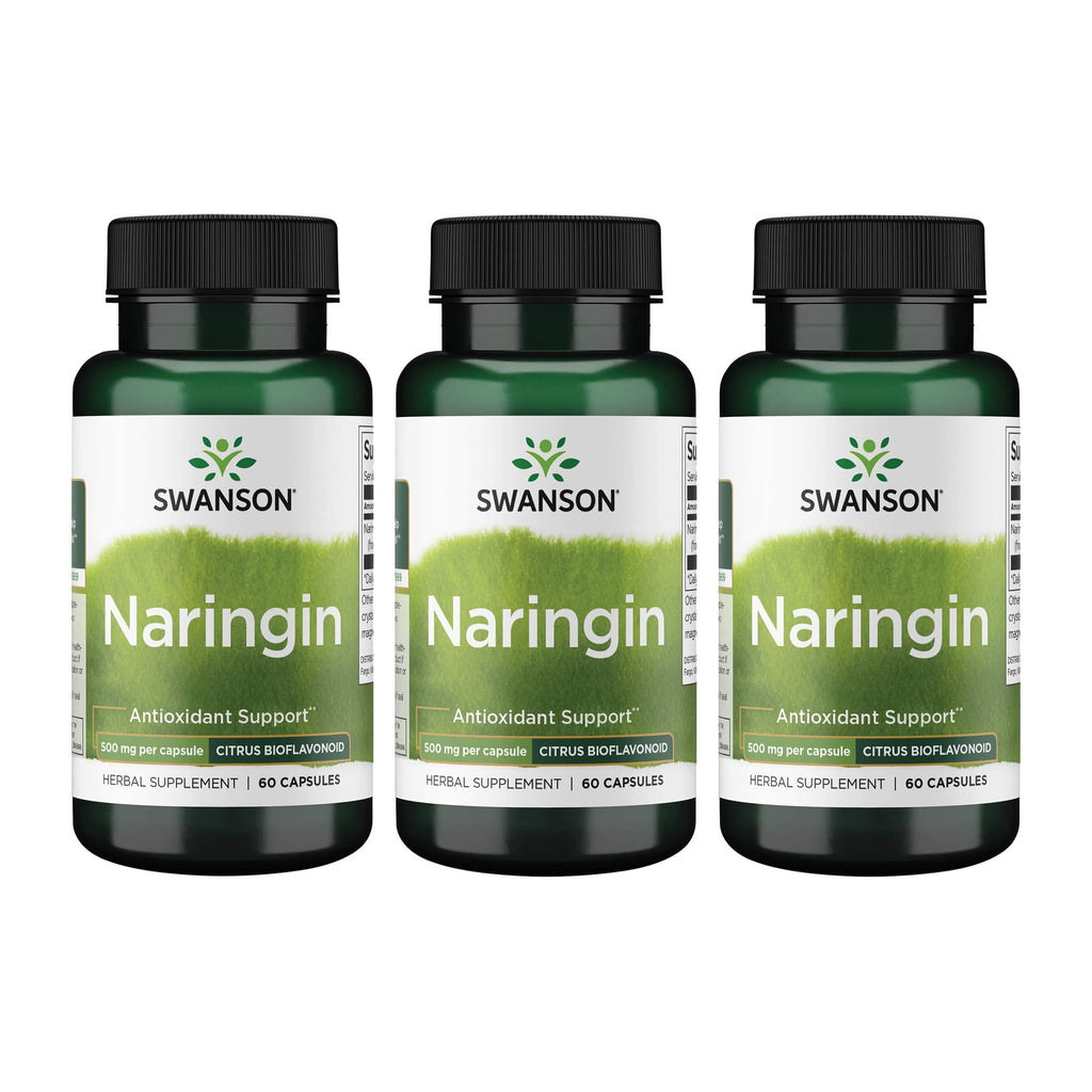 Swanson Naringin 500 mg – 60 Capsules (3 Pack)