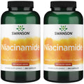 Swanson Niacinamide - Vitamin B3 for Heart Health, Energy & Joints (250mg, 250 Capsules) - 2 Pack