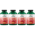 Swanson Omega-3 Fish Oil – Heart, Brain & Joint Support | GMO-Free EFAs, 180 mg EPA + 120 mg DHA, Lemon Flavor, 150 Softgels (4 Pack)