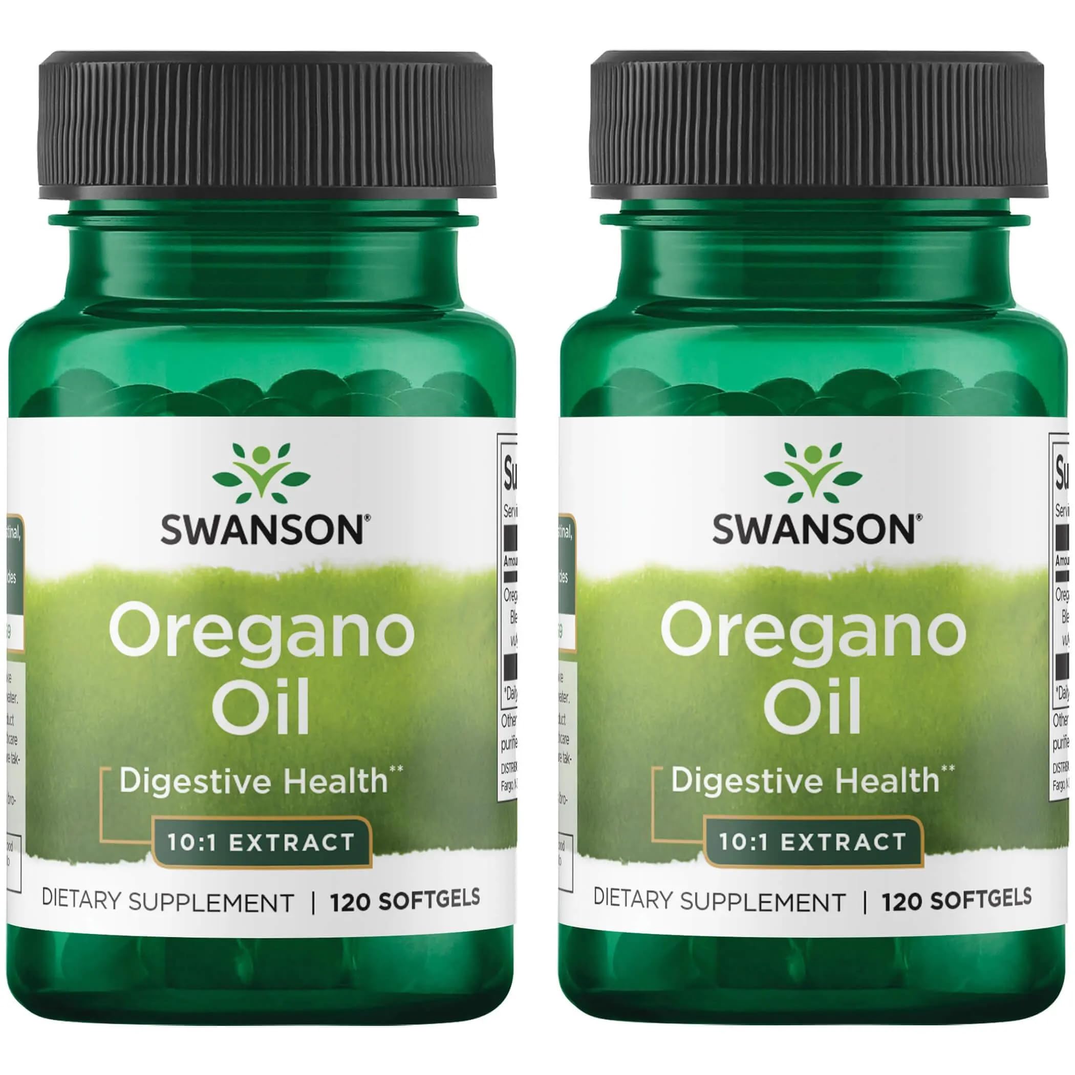 Swanson Oregano Oil 10:1 Extract | Digestive & Respiratory Support | 120 Softgels (2 Pack)