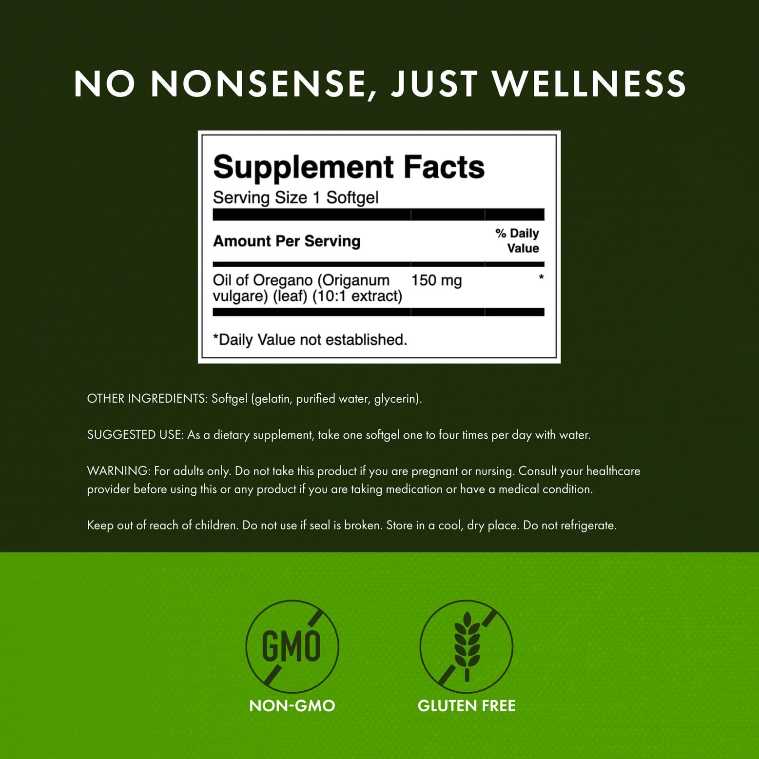 Swanson Oregano Oil 10:1 Extract | Digestive & Respiratory Support | 120 Softgels (2 Pack)