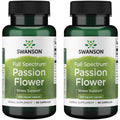 Swanson Passion Flower Stress Support 500 mg - 60 Caps (2 Pack)