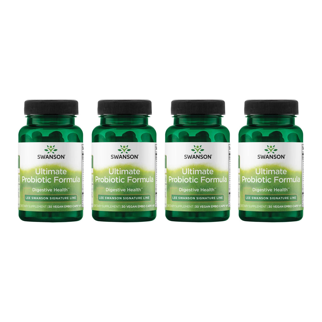 Swanson Ultimate Probiotic Formula 66B CFU – Digestive & Immune Support (4 Pack)