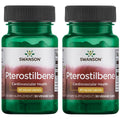Swanson Pterostilbene 50 mg 30 Veg Caps (2 Pack) | Vegetarian Antioxidant Supplement