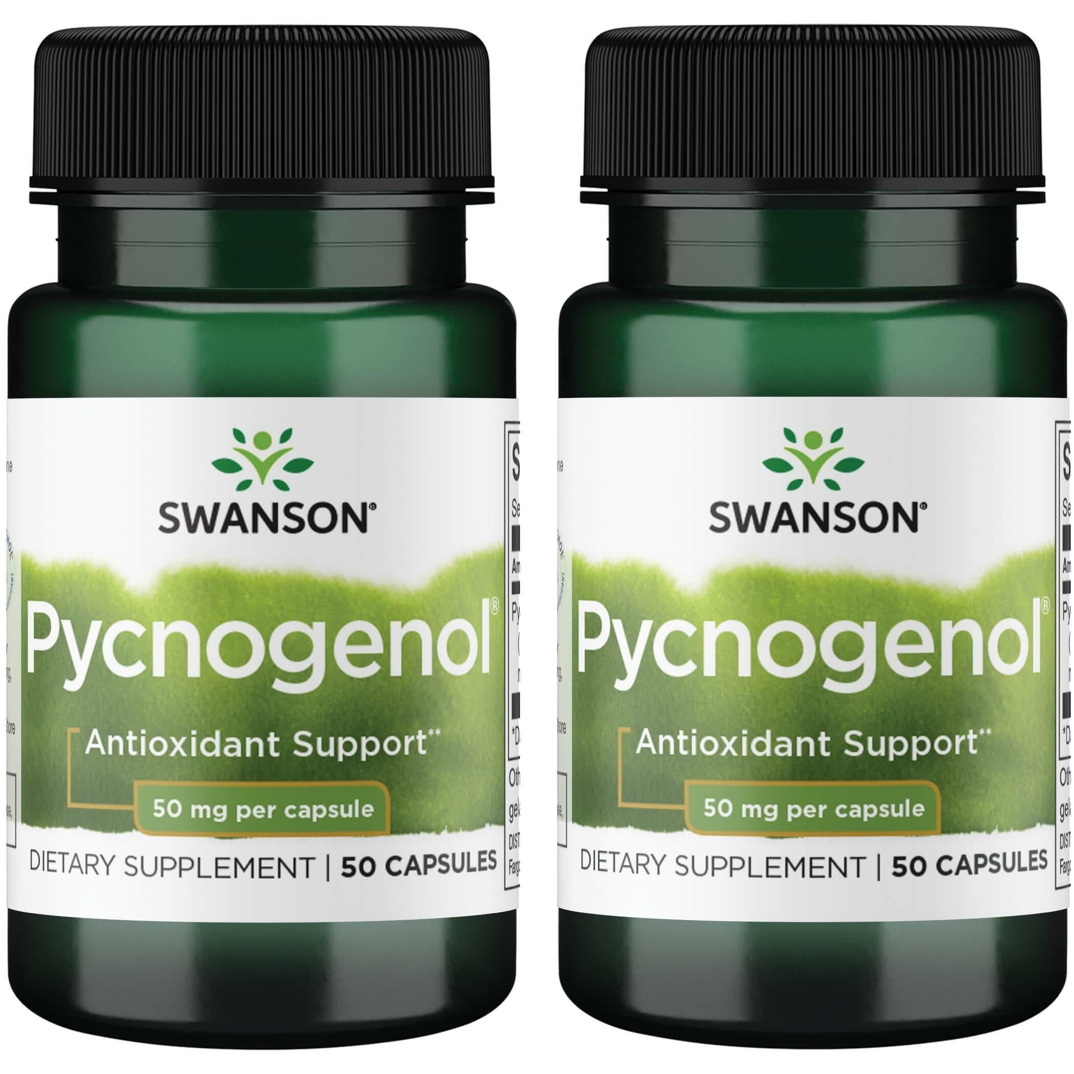 Swanson Pycnogenol 50 mg 50 Caps (2 Pack) – Joint & Brain Support