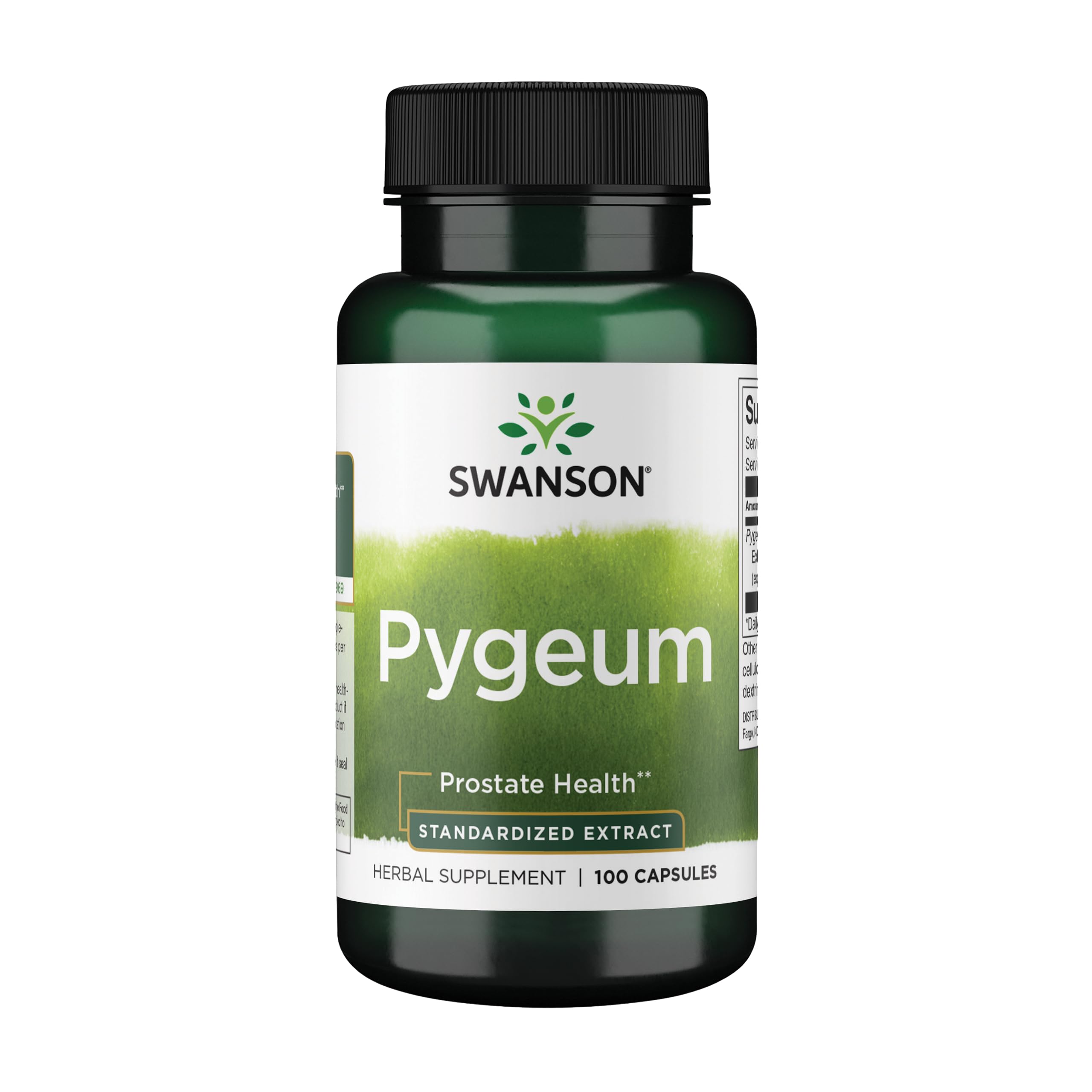 Swanson Pygeum - Prostate & Urinary Health Herbal Supplement (100 Capsules, 125 mg Each)