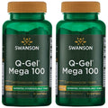 Swanson Q-Gel Mega 100 – 100 mg CoQ10, 60 Sgels (2 Pack)