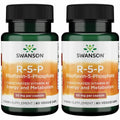 Swanson R-5-P (Riboflavin-5-Phosphate) - Vitamin B2 for Energy, Metabolism & Vision (60 Caps) 2-Pack