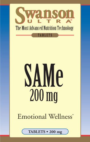 Swanson Same 200 mg SAMe - 60 Tabs | Mood & Joint Health