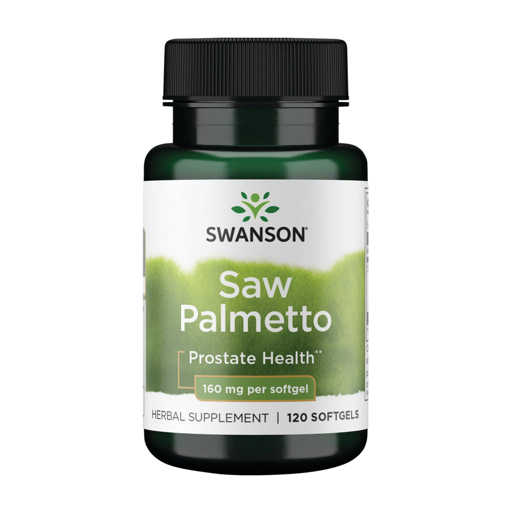 Swanson Saw Palmetto 160 mg Prostate Health & Urinary Support - 120 Softgels