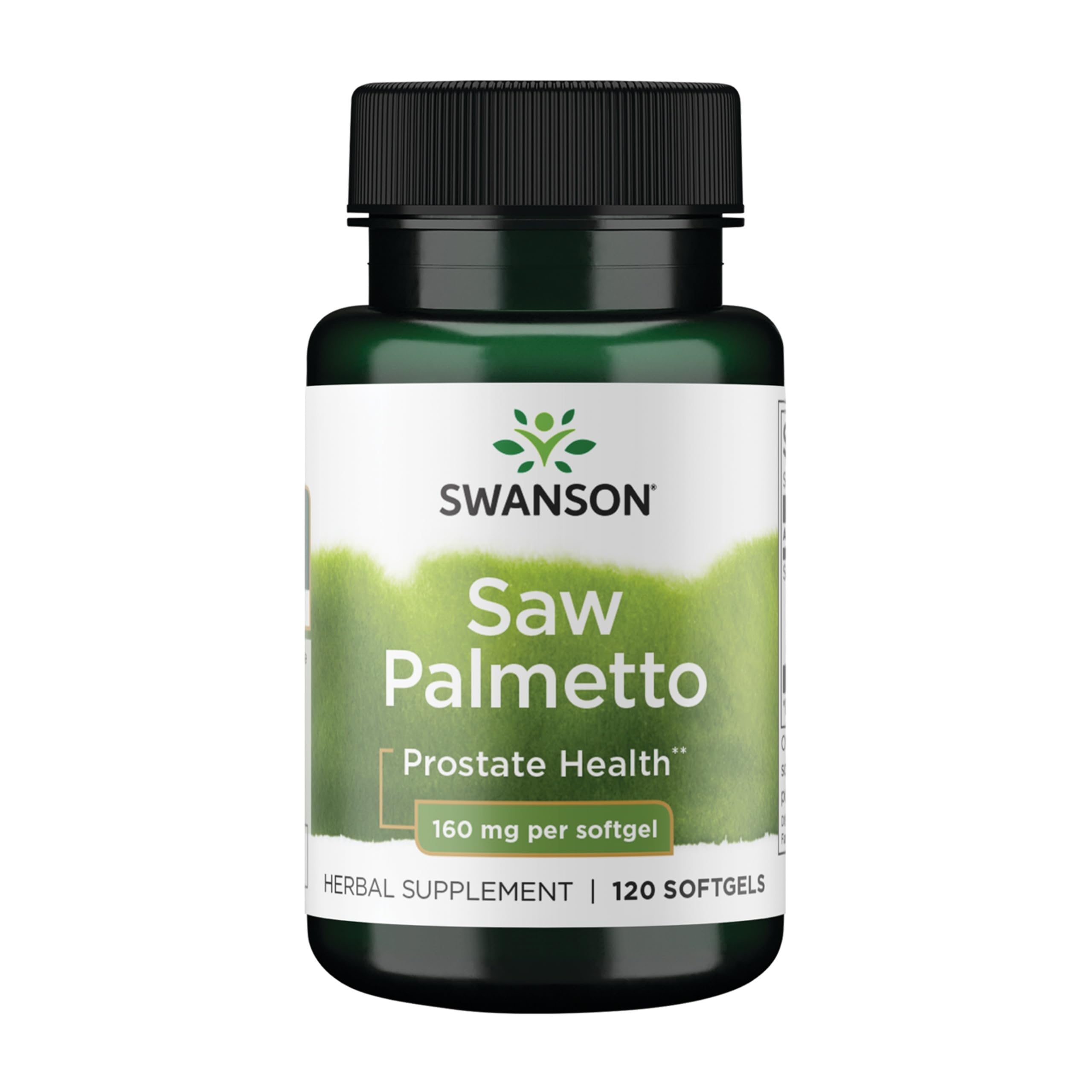 Swanson Saw Palmetto 160 mg Prostate Health & Urinary Support - 120 Softgels